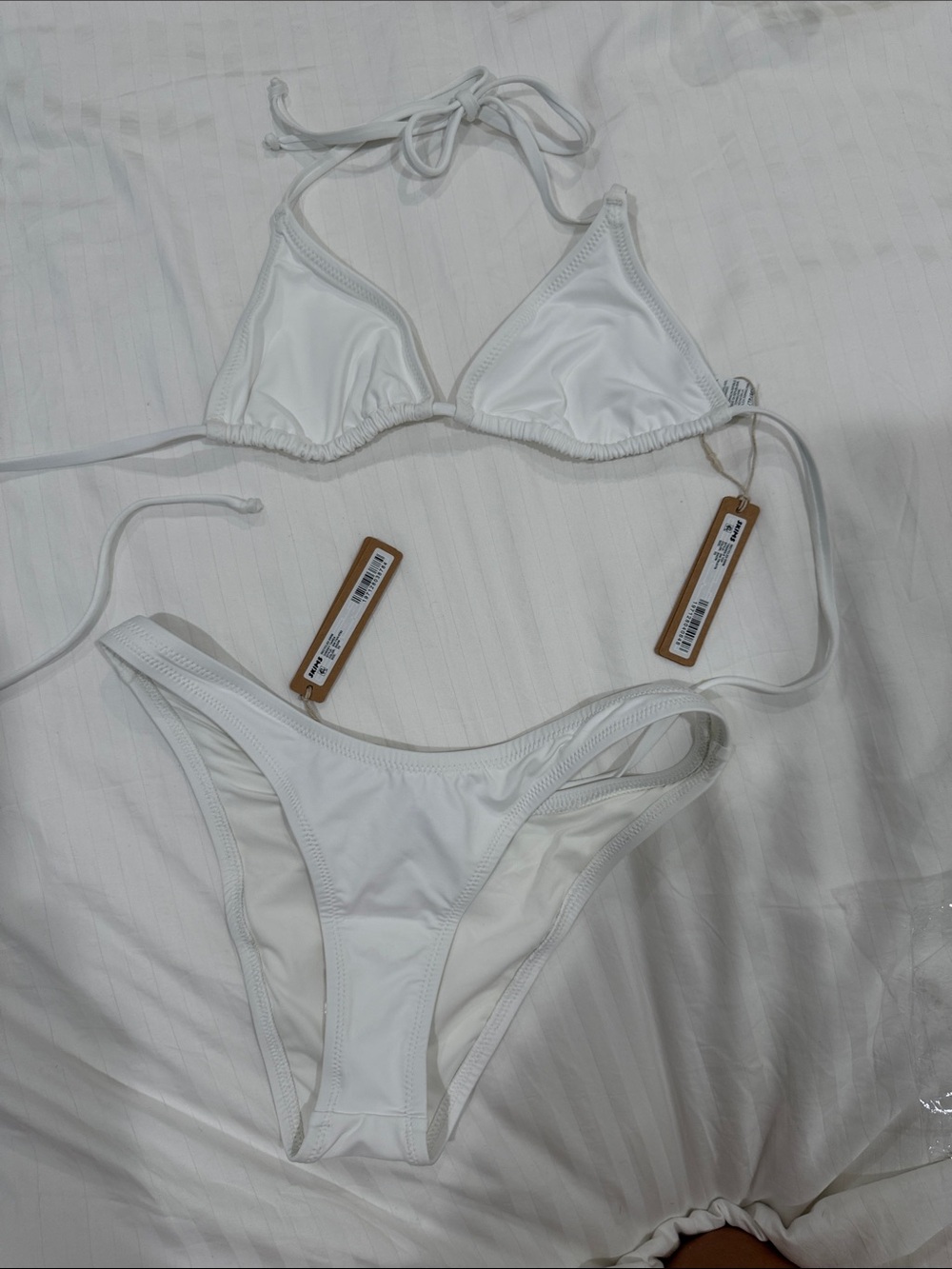 SKIMS Light Lavender Tie-Side Triangle Bikini